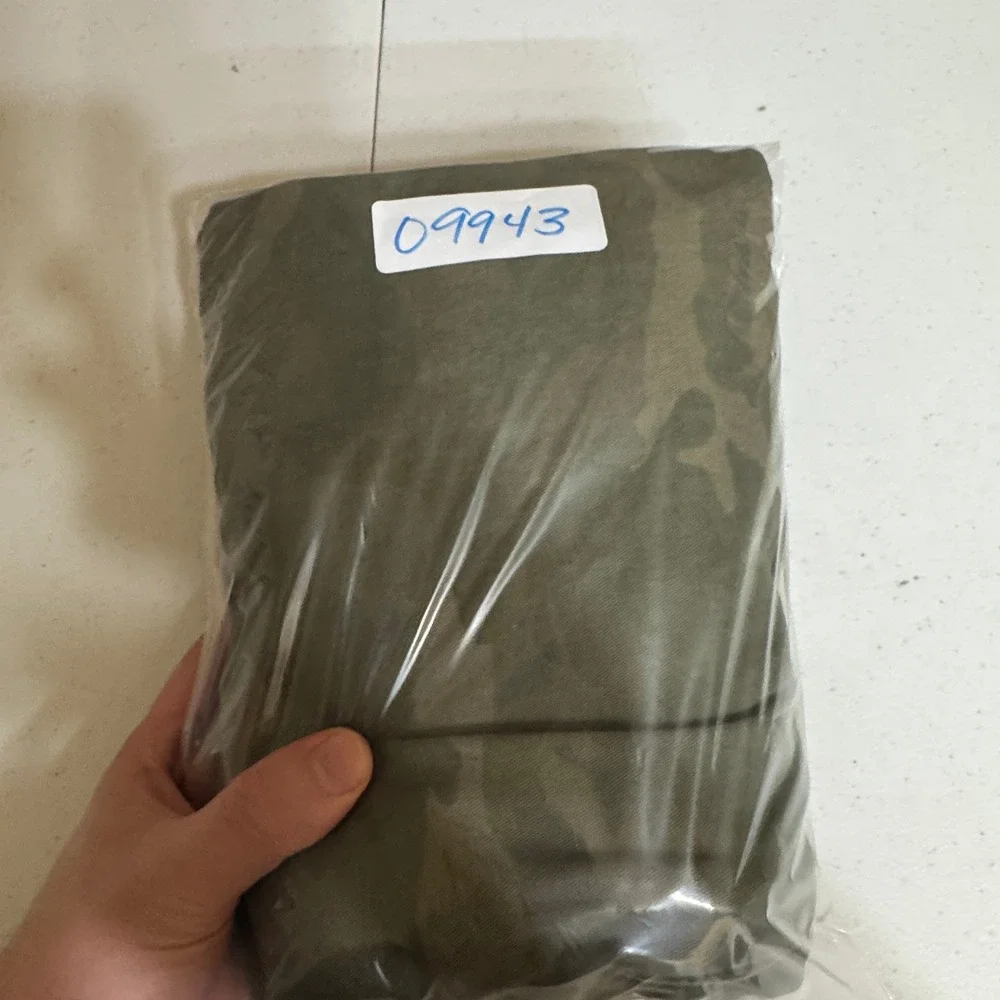Hollister Pants Men 36x32 Green Camo Straight Cotton Military Preppy Y2K